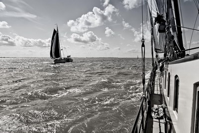 [Segeln auf dem Ijsselmeer]